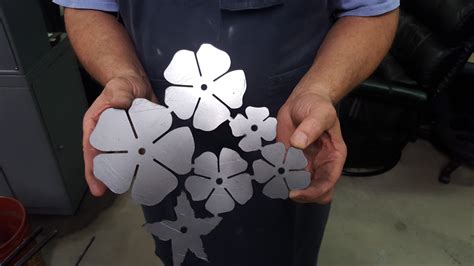 metal rose petal template